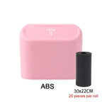 Mini hanging car bin in black