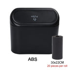 Mini hanging car bin in blue